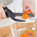 Tesoura de Cozinha 2 em 1 - Cortadora de Alimentos